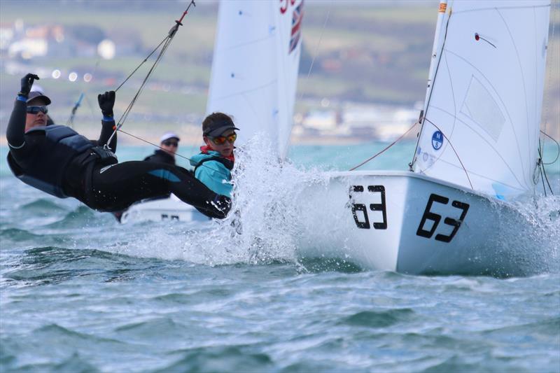 Sabine & Merle during the 2024 RYA Youth National Championships photo copyright Jon Cawthorne taken at Weymouth & Portland Sailing Academy and featuring the 420 class