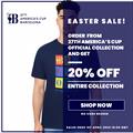 Easter Special - 20% off all America's Cup Collection - buy now