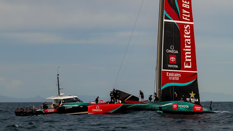 Emirates Team New Zealand- AC75 - Day 9 - April 25, 2024 - Auckland - photo © Sam Thom / America's Cup