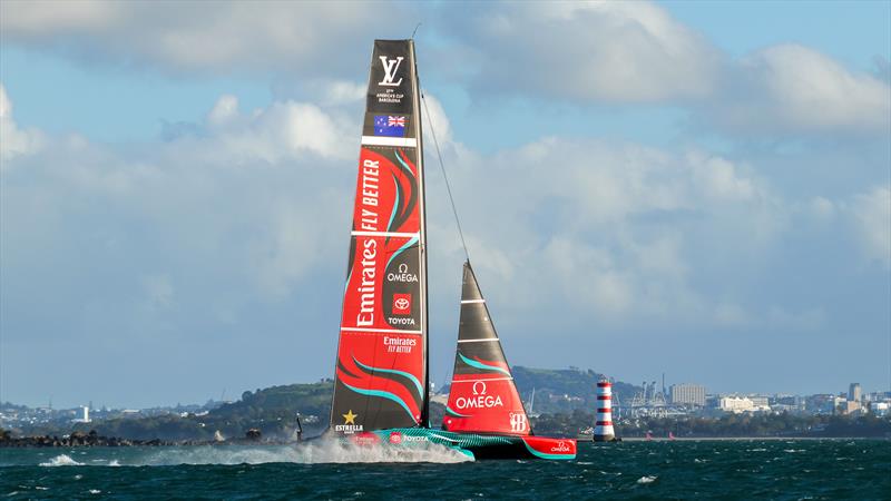 Emirates Team New Zealand- AC75 - Day 10 - April 26, 2024 - Auckland - photo © Sam Thom / America's Cup