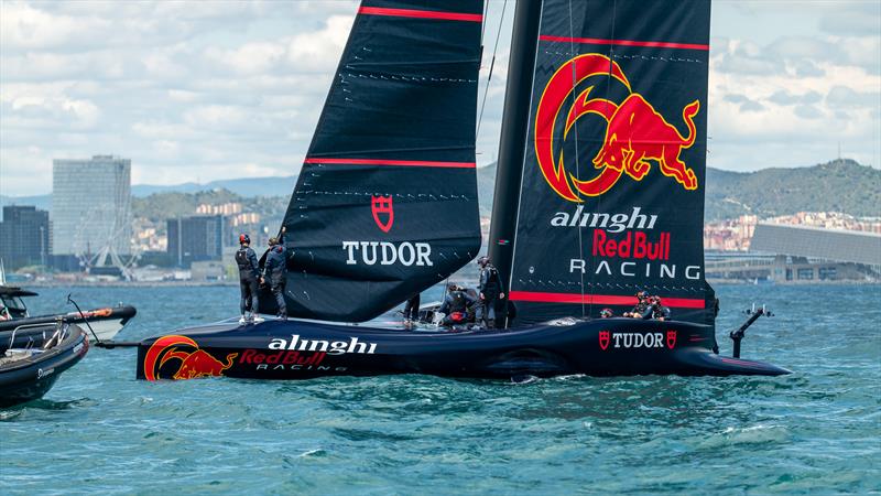 Alinghi Red Bull Racing - AC75 - Day 9 - May 1, 2024 - Barcelona - photo © Paul Todd/America's Cup