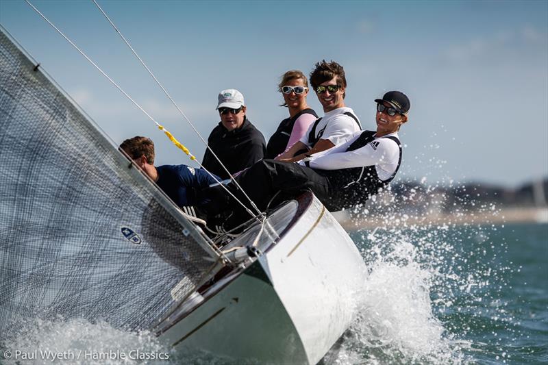 Hamble Classics Regatta 2018 photo copyright Paul Wyeth / www.pwpictures.com taken at Royal Southern Yacht Club and featuring the Classic Yachts class