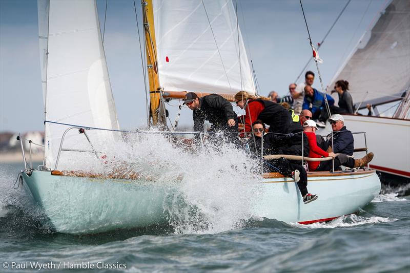 Hamble Classics Regatta 2018 photo copyright Paul Wyeth / www.pwpictures.com taken at Royal Southern Yacht Club and featuring the Classic Yachts class