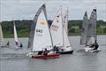 Close racing in the third race during the Border Counties Midweek Sailing at Shotwick Lake: © Brian Herring