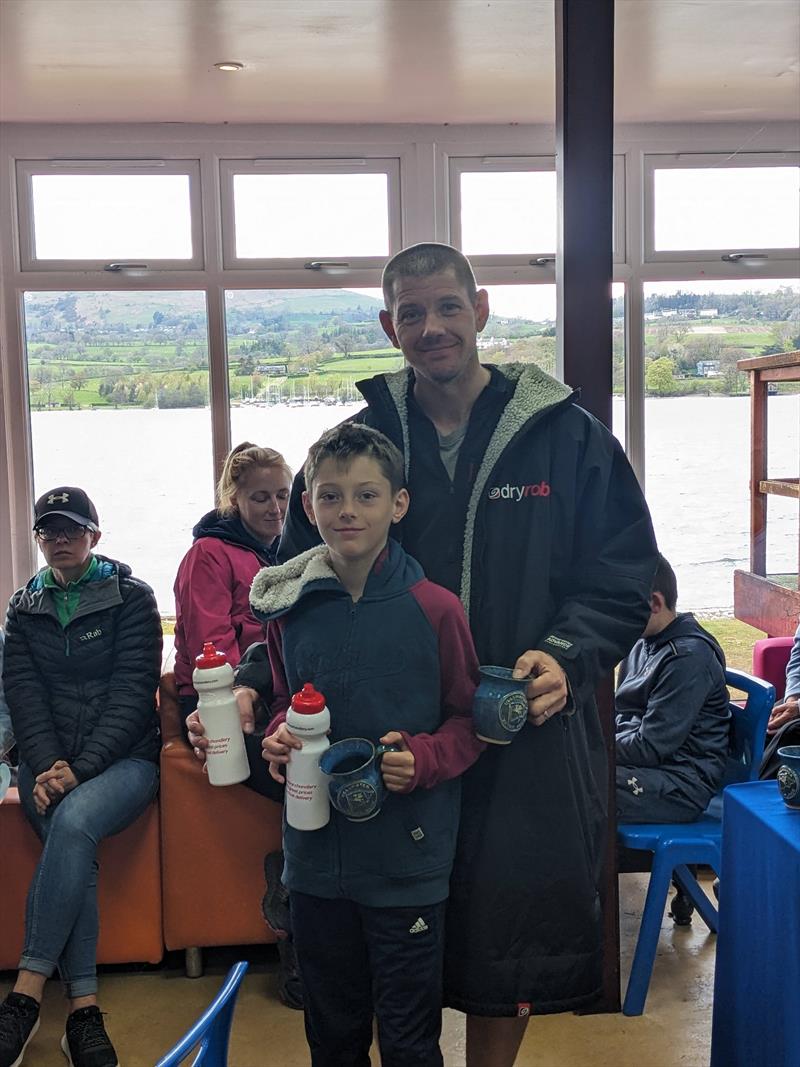 Matthew and Oliver Sharman finish 3rd in the RS200 class at the Ullswater Yacht Club Daffodil Regatta photo copyright Ben Teague taken at Ullswater Yacht Club and featuring the RS200 class