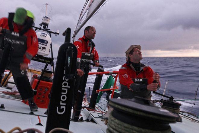 Thomas Coville and Charles Caudrelier in the Volvo Ocean Race 2011-12 – 
