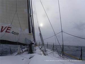 Photo sent from the boat Great American IV, on December 28th, 2016 photo copyright Rich Wilson / Great American 4 / Vendée Globe taken at  and featuring the  class