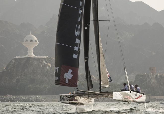 Alinghi, winner of the 2016 Extreme Sailing Series © Lloyd Images/Extreme Sailing Series
