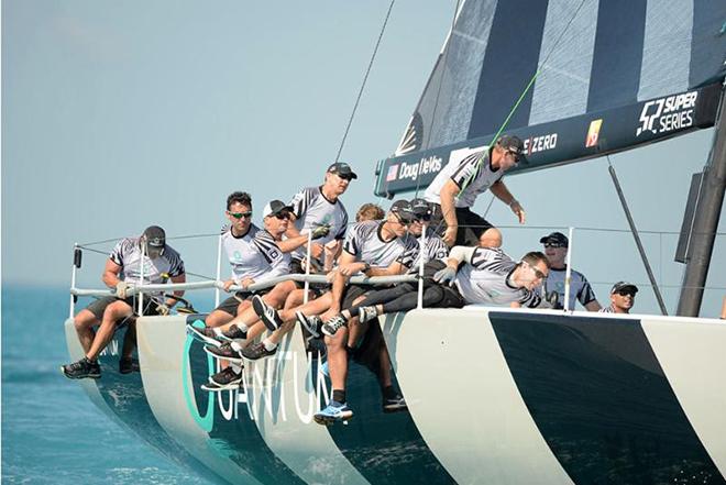 Complete focus from owner/helmsman Doug DeVos helped lead Quantum Racing to victory in the 52 Super Series class today © Quantum Key West Race Week / PhotoBoat.com