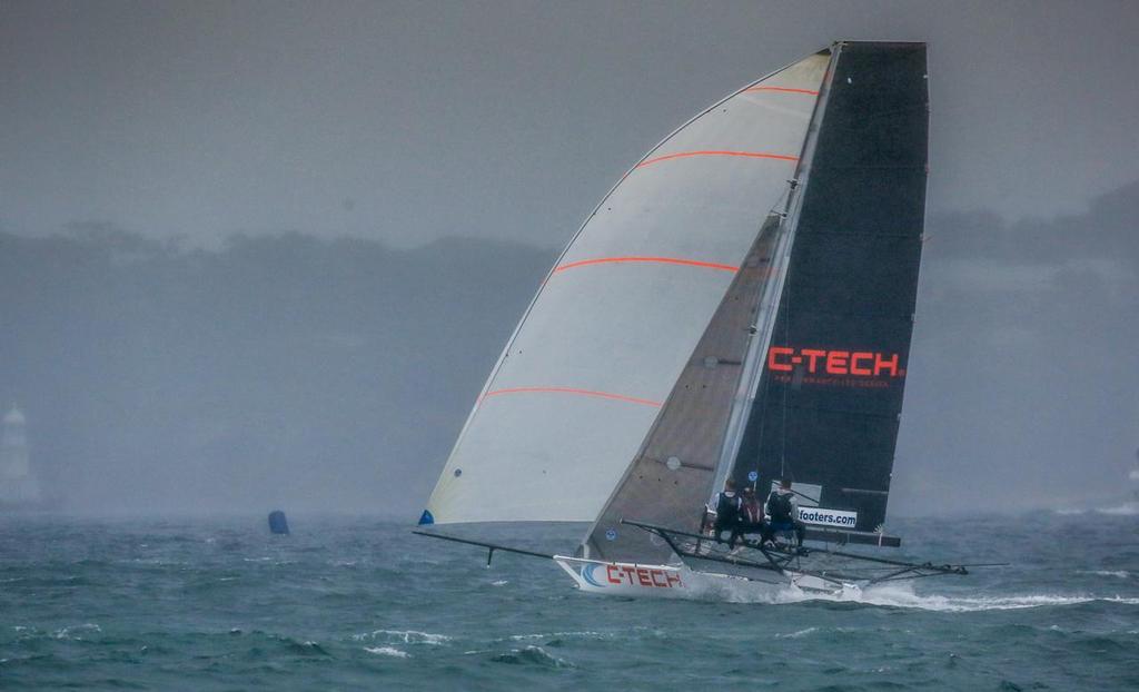 C-Tech - Race 1 - 2017 JJ Giltinan Trophy 18ft Skiff Championship, February 25, 2017 photo copyright Michael Chittenden  taken at  and featuring the  class