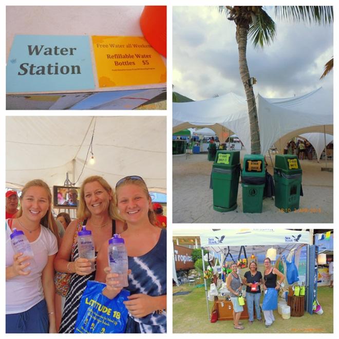Water Bottles and Recycling is Priority © BVI Spring Regatta