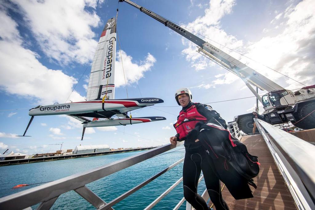  - Groupama Team France AC50 first sail in Bermuda ©  Eloi Stichelbaut