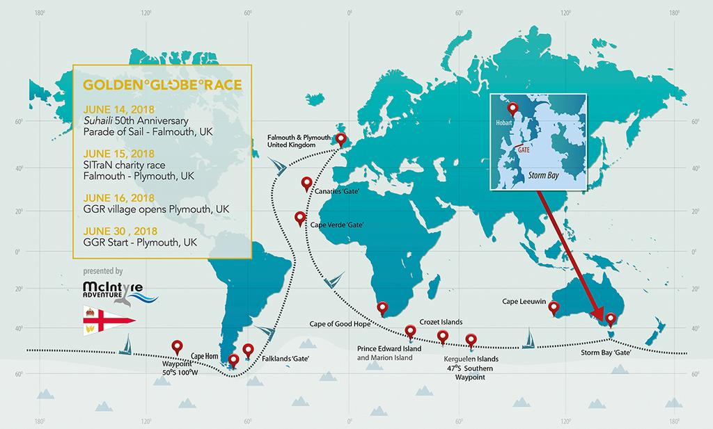 The facilities in Plymouth, which has a natural amphitheatre around the Sound, will accommodate thousands of spectators photo copyright Golden Globe Race taken at  and featuring the  class
