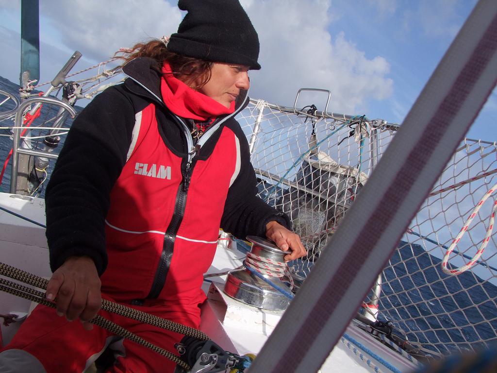 New entrant Izabel Pimentel from Brazil - second female entrant. photo copyright Golden Globe Race taken at  and featuring the  class