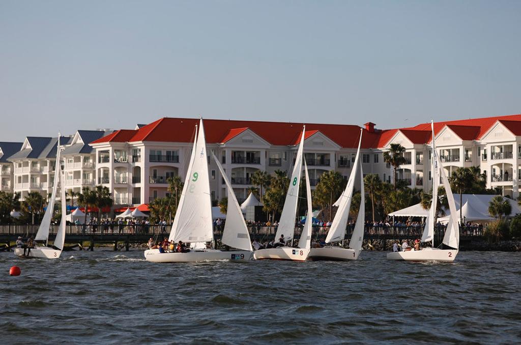 Some of the best professional sailors anywhere duked it out, aided by amateur and junior crews for the inaugural Pro-Am Regatta at Sperry Charleston Race Week 2017, racing for bragging rights in front of hundreds of spectators at Charleston Harbor Resort. photo copyright Tim Wilkes / Charleston Race Week taken at  and featuring the  class