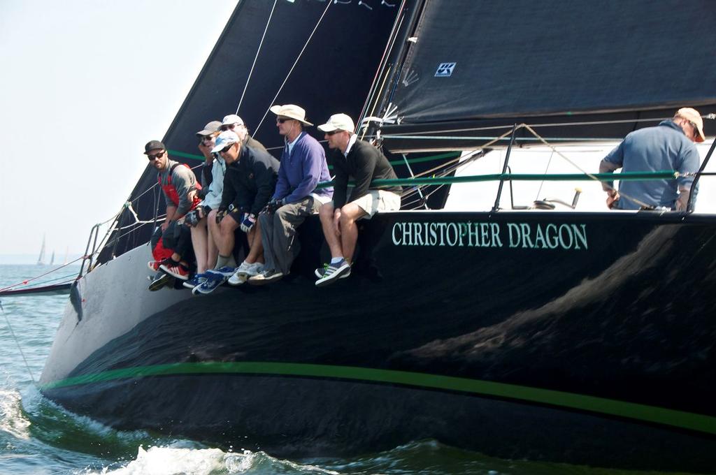 Christopher Dragon during the Block Island Race photo copyright Storm Trysail Club taken at  and featuring the  class