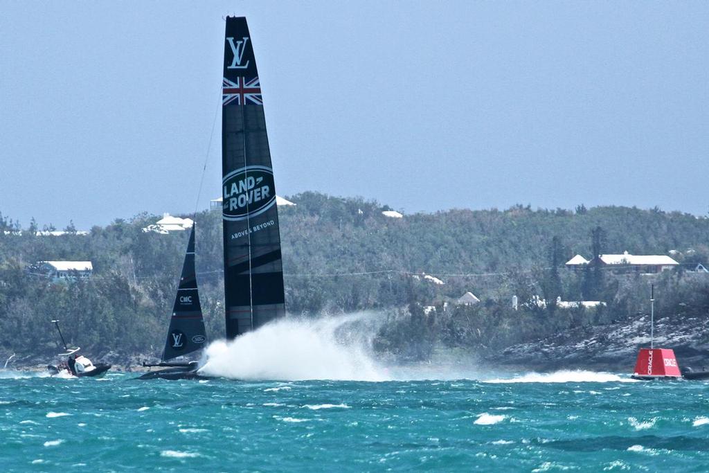 Land Rover BAR (GBR) Practice Day, America's Cup 2017, May 25, 2017 Great Sound Bermuda © Richard Gladwell www.photosport.co.nz