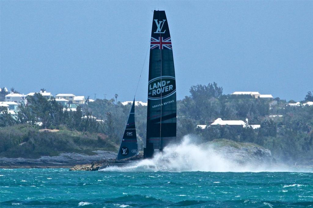 Land Rover BAR (GBR) Practice Day, America's Cup 2017, May 25, 2017 Great Sound Bermuda © Richard Gladwell www.photosport.co.nz