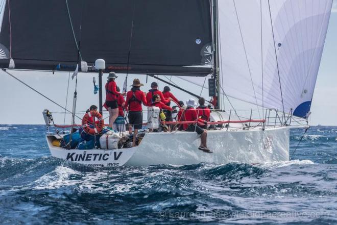 An early-generation TP 52 born from a concept started by this race, Kinetic from Canada also finished today - 2017 Transpac © Lauren Easley http://leialohacreative.com
