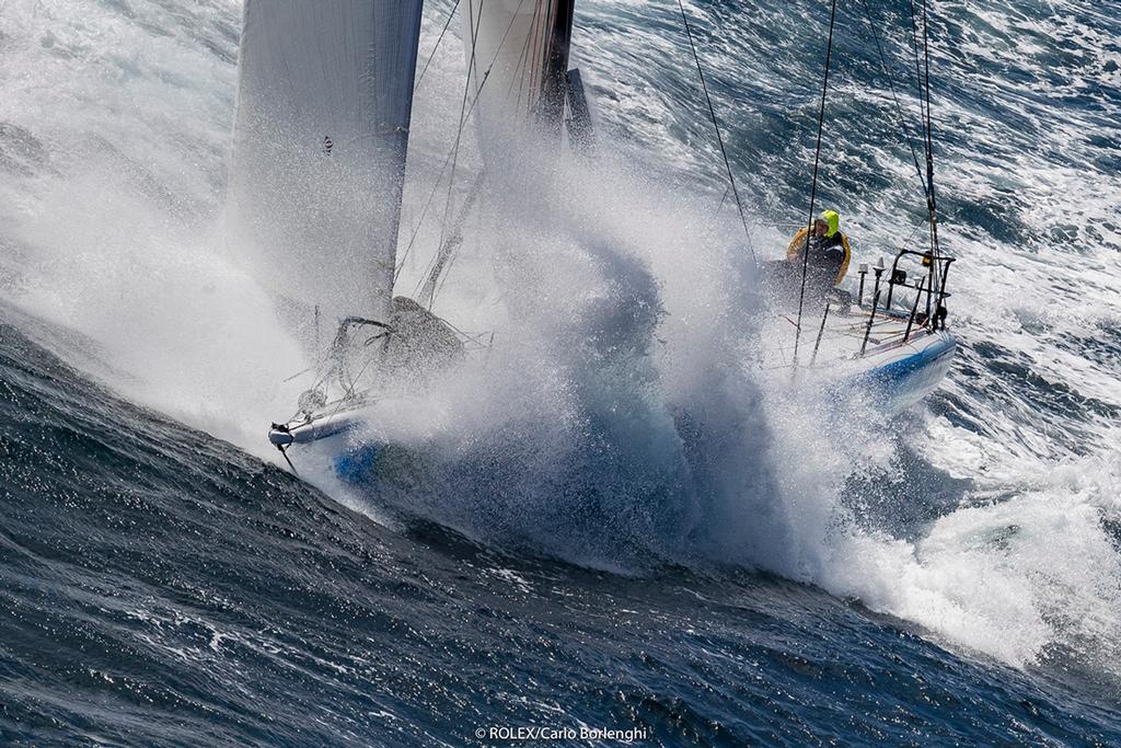Pegasus Of Northumberland, Sail No: GBR 715, Class: IRC Zero, Owner: Ross Hobson, Type: Open 50 - 2017 Rolex Fastnet Race photo copyright  Rolex / Carlo Borlenghi http://www.carloborlenghi.net taken at  and featuring the  class