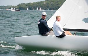 Lake Geneva Yacht Club - C Scow Inland Championship photo copyright Hannah Noll / Melges Performance Sailboats taken at  and featuring the  class