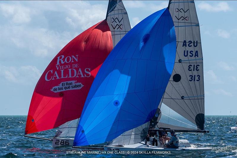 He now sails USA 313 Another Bad Idea with his daughter Kaitlyn and longtime family friend Jordan Wiggins - photo © Skylla Filmworks / Streamline Marine and VX One Class